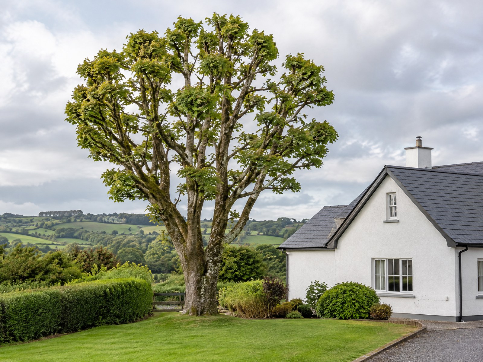Crown reduction on a tree in Northern Ireland